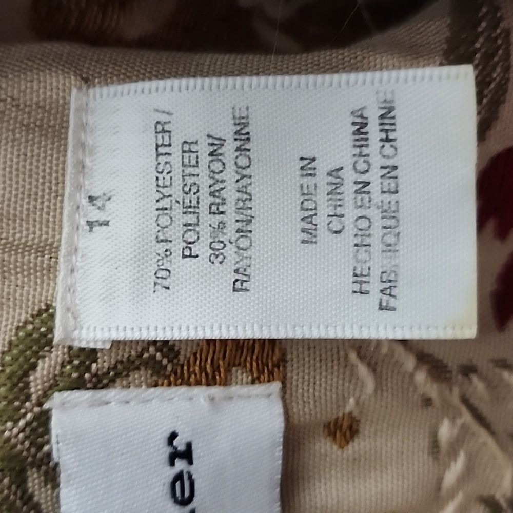 Alfred Dunner Embroidered Multi-colored Jacket - Picture 5 of 6